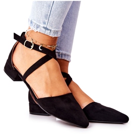 WS1 Décolleté Con Tacco Basso Nero Giovanna