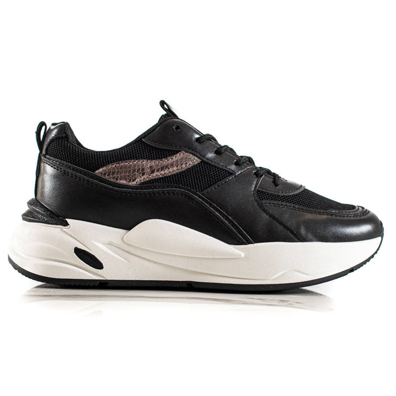Ideal Shoes Scarpe Da Ginnastica Sulla Piattaforma nero
