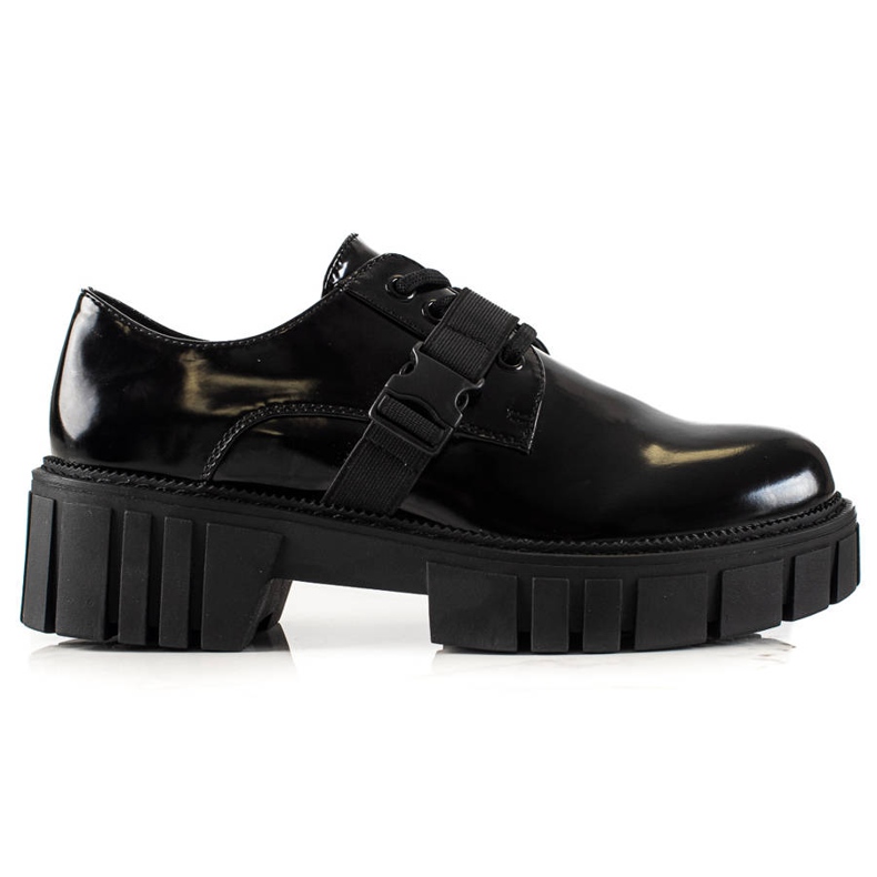 La.Fi Scarpe con plateau con fibbia nero