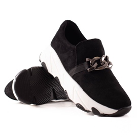 W. Potocki Sneakers Potocki in pelle scamosciata nero