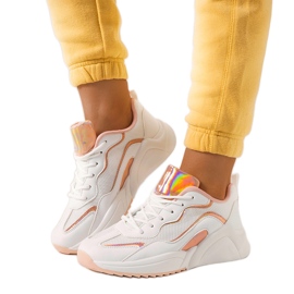 Sneakers Ingram bianche olografiche bianco