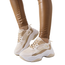 Sneakers Harkins da donna beige