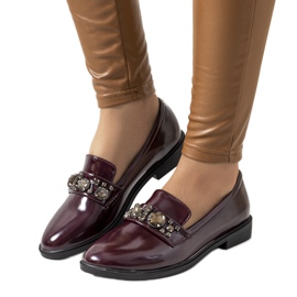 Mocassini Shinn marrone chiaro rosso multicolore
