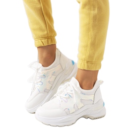 Sneakers bianche di Bates bianco