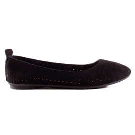 TRENDI Comode ballerine traforate nero
