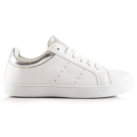 TRENDI Scarpe Sportive Bianche Con Ecopelle bianco