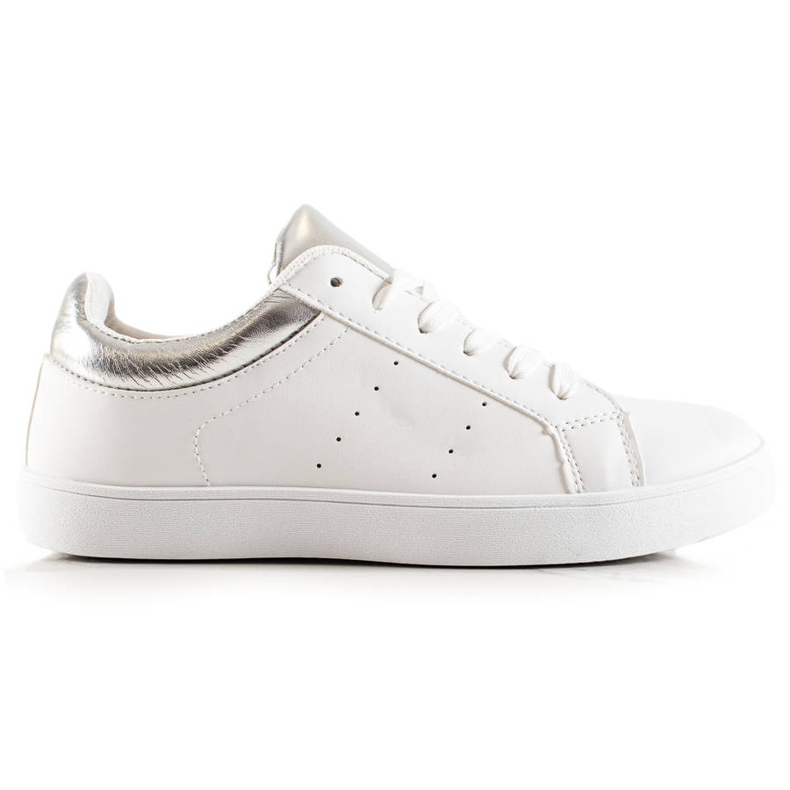 TRENDI Scarpe Sportive Bianche Con Ecopelle bianca