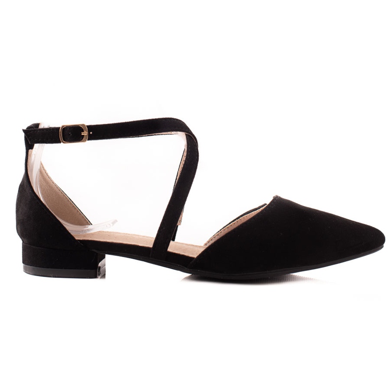 Sabatina Décolleté nere in spitz nero