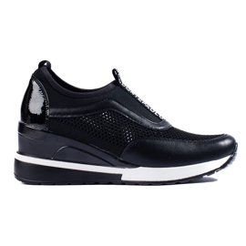 Sneaker traforate VINCEZA nero