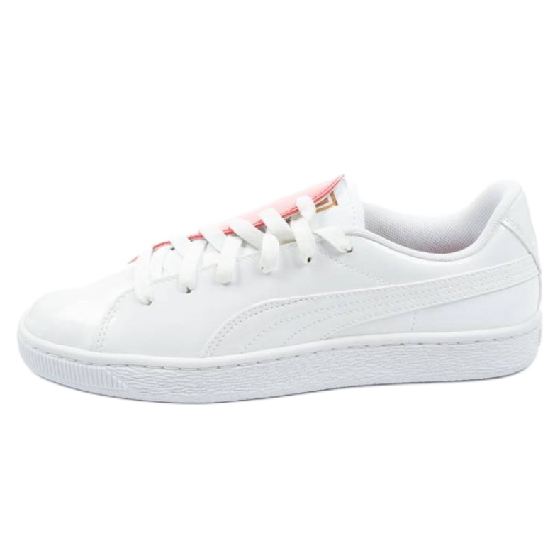 Puma Basket Crush W 369556 01 bianca rosso