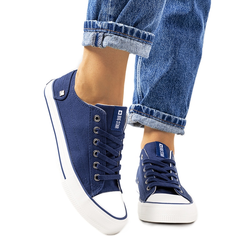 Sneakers classiche Big Star blu navy DD274335