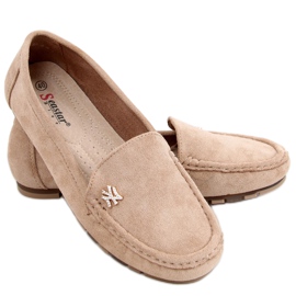Mocassini Sekue Khaki da donna beige