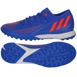Scarpe da calcio Adidas Predator Edge.3 L Tf M GX2632 blu blu