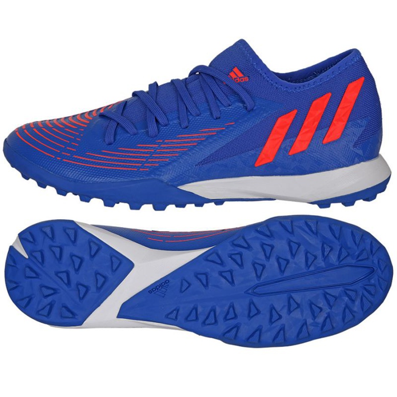 Scarpe da calcio Adidas Predator Edge.3 L Tf M GX2632 blu blu