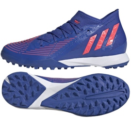Scarpe da calcio Adidas Predator Edge.3 Tf M GW9999 blu blu