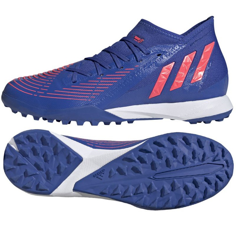 Scarpe da calcio Adidas Predator Edge.3 Tf M GW9999 blu blu