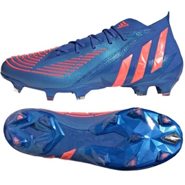 Scarpe da calcio Adidas Predator Edge.1 Fg M H02932 blu blu