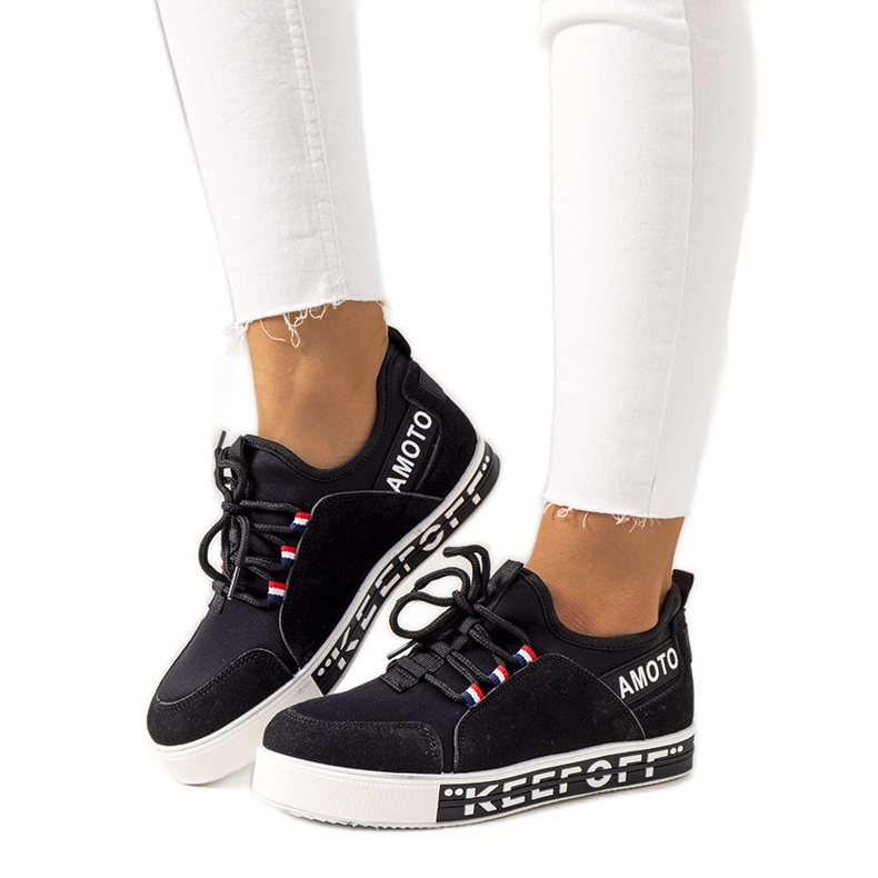 Sneakers da donna Burges nere nero