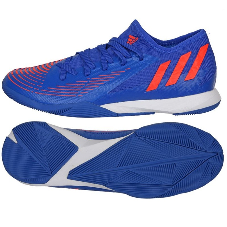 Scarpe da calcio Adidas Predator Edge.3 In M GX0016 blu blu