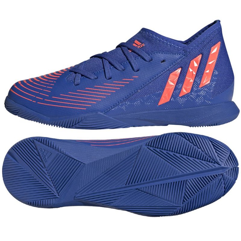 Scarpe da calcio Adidas Predator Edge.3 In Jr GZ2892 blu blu