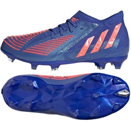 Scarpe da calcio Adidas Predator Edge.1 Fg Jr GW2363 blu blu