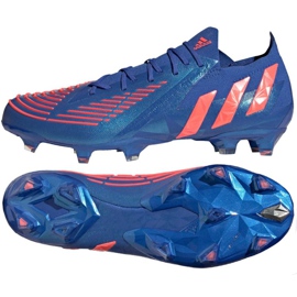 Scarpe da calcio Adidas Predator Edge.1 L Fg M H02954 blu blu