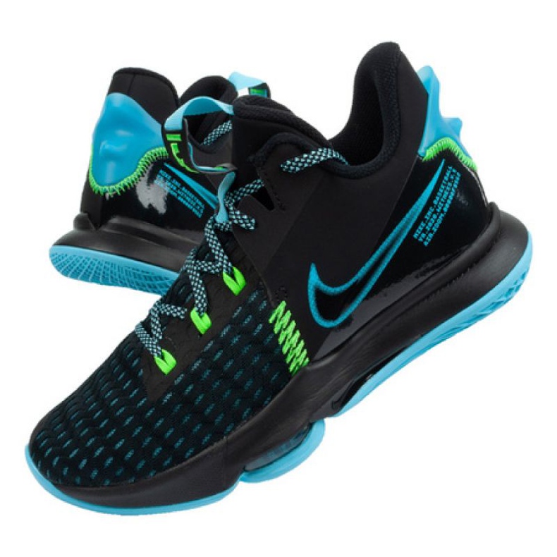 Scarpa Nike LeBron Witness M CQ9380-004 multicolore nero