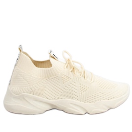 Scarpe sportive a calzino Fresto Beige