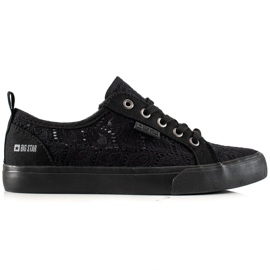Sneakers da donna traforate Big Star JJ274064 nero