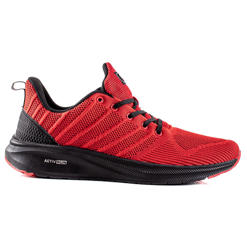 Scarpe sportive da uomo DK nero rosso