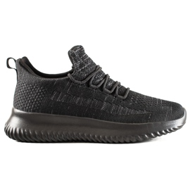 TRENDI Sneakers da uomo comode nero grigio