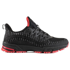 DK Scarpe sportive comode per uomo nero grigio