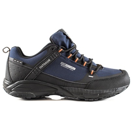 Scarpe da trekking da uomo DK nero blu navy
