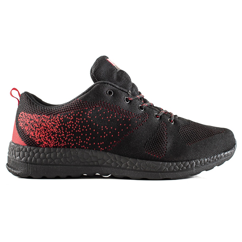 DK Sneakers da uomo nere e rosse nero rosso