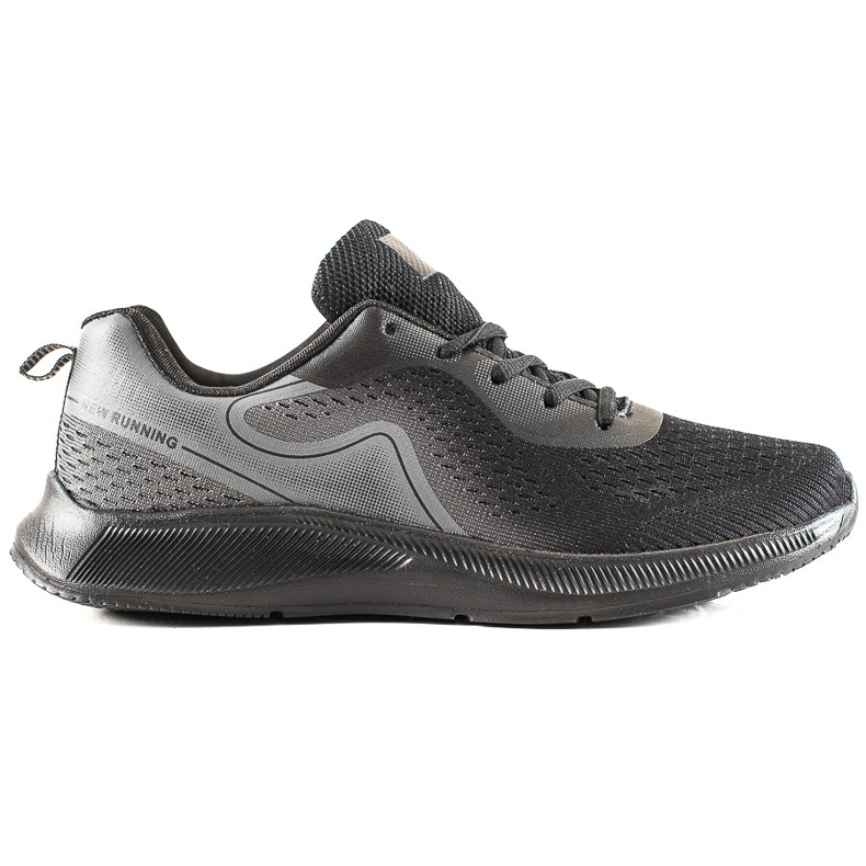 TRENDI Scarpe sportive leggere nero grigio
