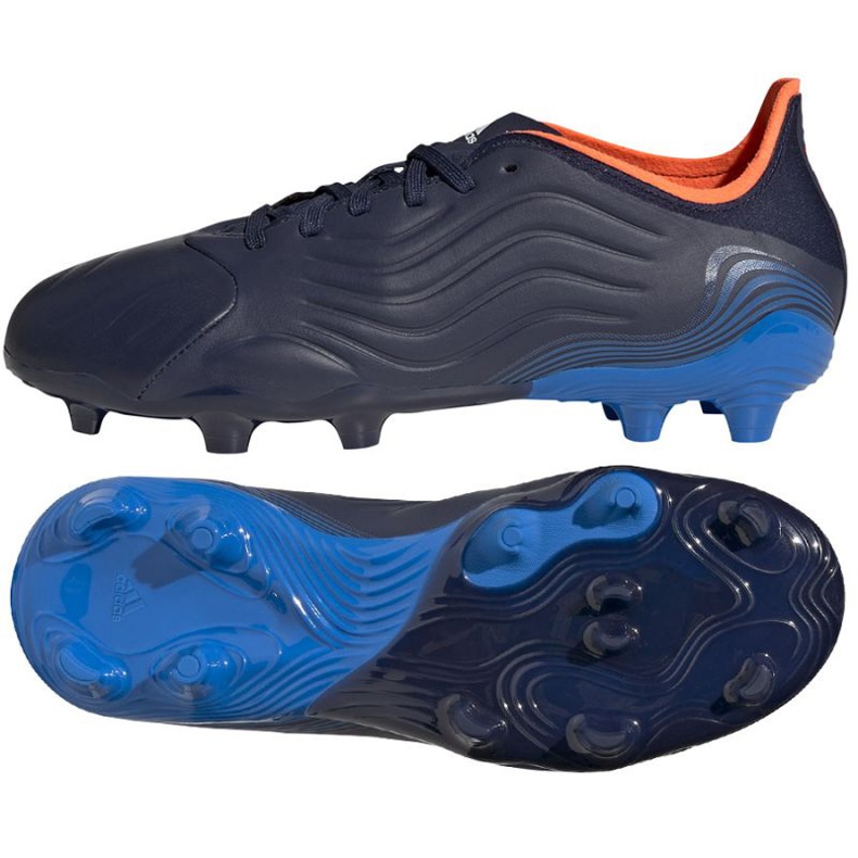 Scarpe da calcio Adidas Copa Sense.1 Fg Jr GW7403 multicolore blu navy