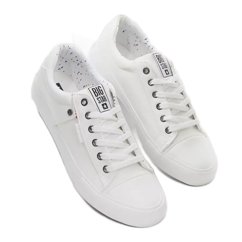 Sneakers bianche da uomo Big Star GG174028 bianca