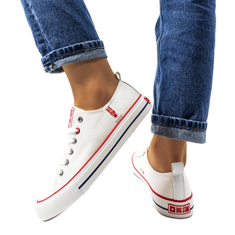 Sneakers bianche classiche Big Star JJ274123 bianca