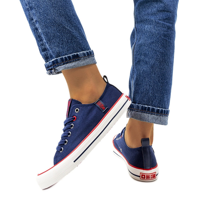 Sneakers classiche blu navy Big Star JJ274121