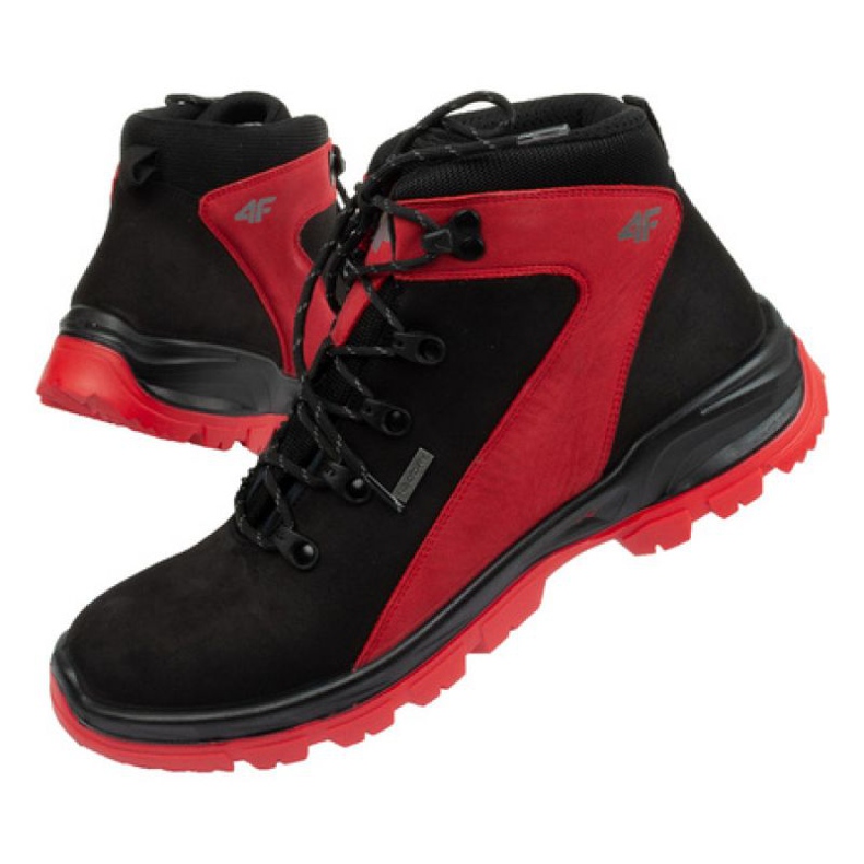Scarpe 4F W OBDH254 62S nero rosso