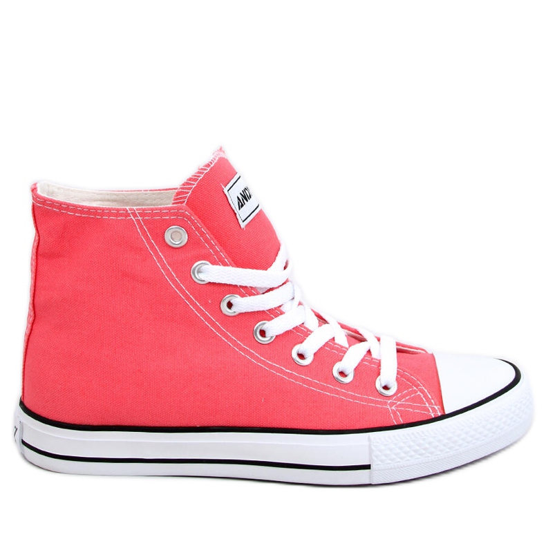 Sneakers alte alla caviglia Ingi Silver Red rosso rosa
