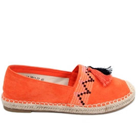 Espadrillas Boho con frange Birna Orange arancia