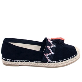Espadrillas Boho con frange Birna Black nero