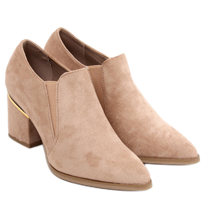 Brenda Khaki con i tacchi alti beige cachi