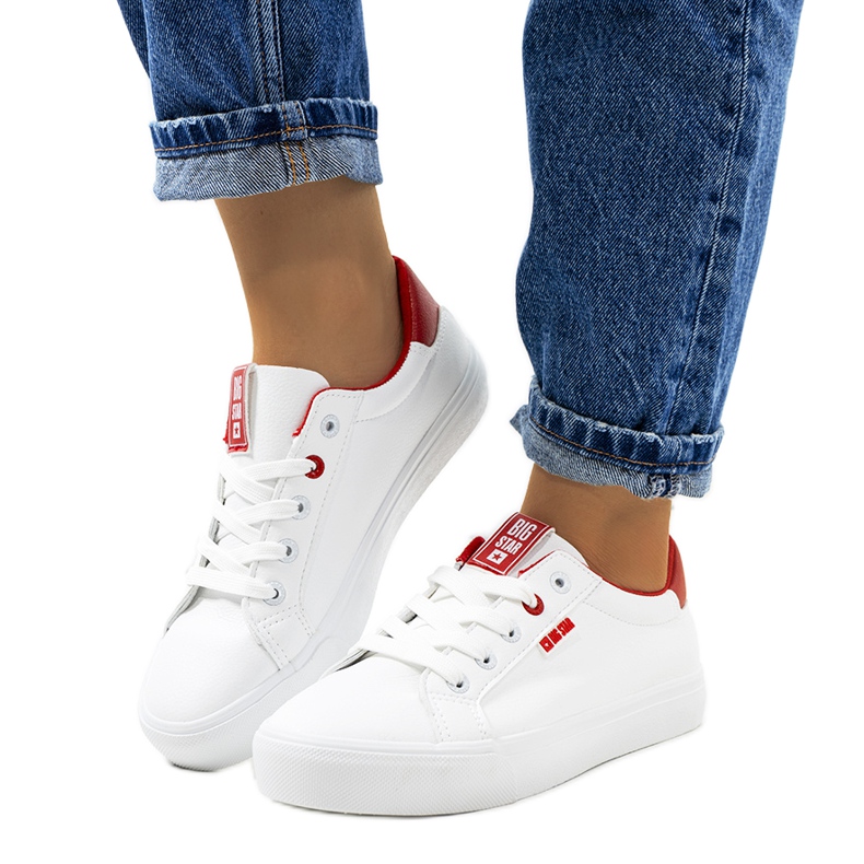 Sneakers bianche da donna Big Star EE274311 bianca
