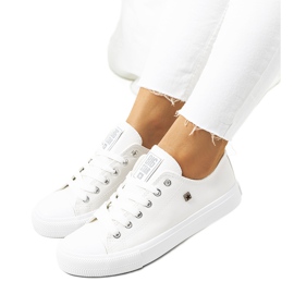 Sneakers da donna Big Star bianche V274869 bianco