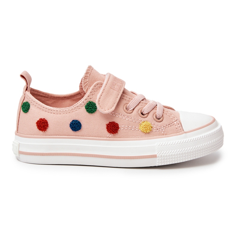 Sneakers Per Bambini Con Velcro Big Star JJ374054 Rosa