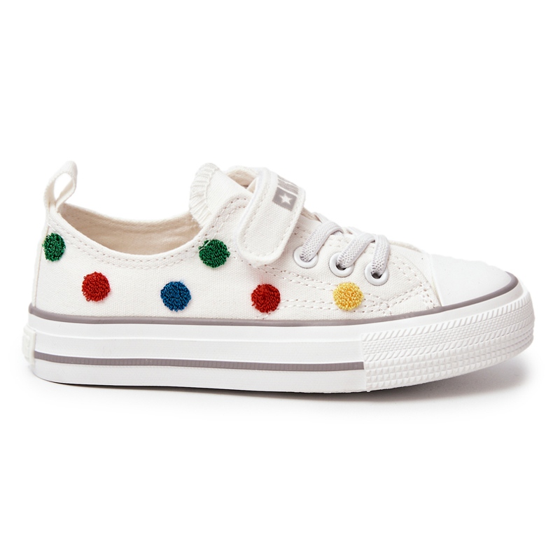 Sneakers Per Bambini Con Velcro Big Star JJ374053 Bianche bianca