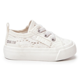 Sneakers traforate Big Star JJ374020 Bianche bianca bianca