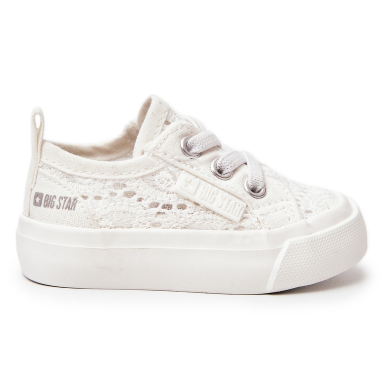 Sneakers traforate Big Star JJ374020 Bianche bianca bianca